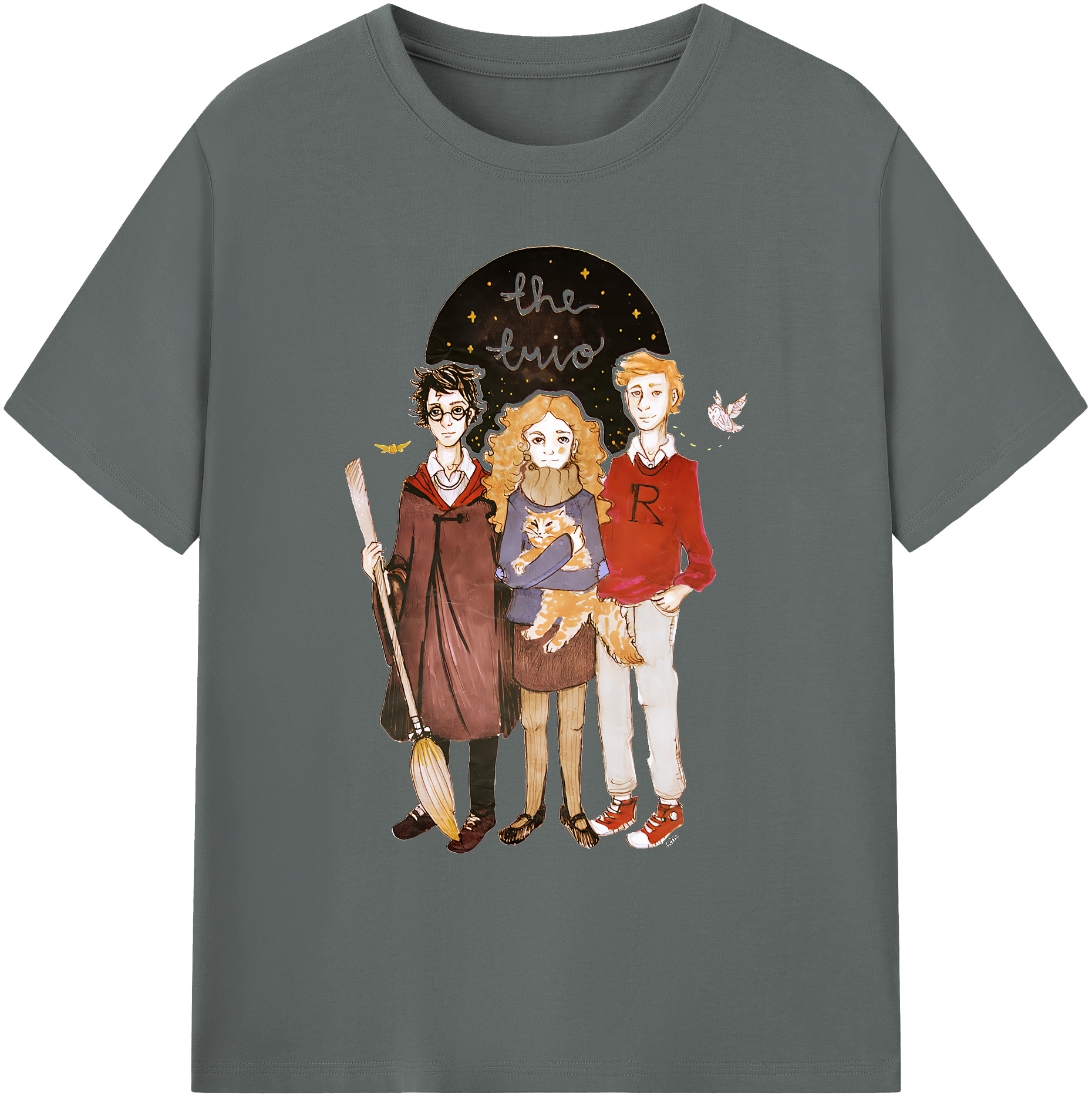 （画像用） Harry Potter ハリー・ポッターシリーズ 綿100％ メンズ半袖Tシャツ｜肌触りやわらか＆通気性
